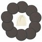 Reusable Bamboo Cotton Pads Make up Remover Triple Layers Wipe Pad Face Cleaning