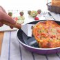 Kitchen Spatula Wooden Handle Grill Turner Stainless Steel Face Cooking Utensil