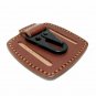 Leather Belt Keychain Buckle Key Holder Waist Hanging Hook Chain Clip for Men