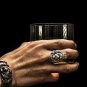 Animal King Lion Crown Ring For Men Stainless Steel Jewelry 7-14 Big Size