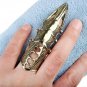 Unisex Full Finger Claw Ring 5 Piece Set Skull Gothic Armor Punk Knight Jewelry