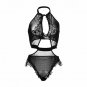 Women's Sexy Lingerie Sheer Lace Babydoll Dress See Through Open Bra Sleepwear