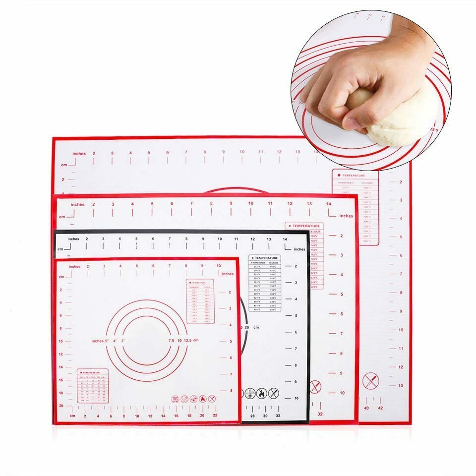 Reusable Silicone Baking Mat for Rolling Dough Large Pad Non-stick Accessories