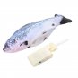Fish Cat Toy Electric USB Rechargeable Pet Toys Kitten Chewing Playing Biting