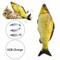 Fish Cat Toy Electric USB Rechargeable Pet Toys Kitten Chewing Playing Biting