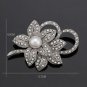 Pearl Brooch Pins for Women Badge Fashion Flower Jewelry Clothing Decoration