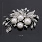 Pearl Brooch Pins for Women Badge Fashion Flower Jewelry Clothing Decoration