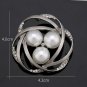 Pearl Brooch Pins for Women Badge Fashion Flower Jewelry Clothing Decoration