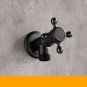 Outdoor Garden Faucet Black Oil Rubbed Bronze Water Tap Threaded Connector
