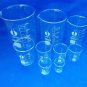 Glass Beaker Chemistry Borosilicate Breakers 200ml Laboratory Educational