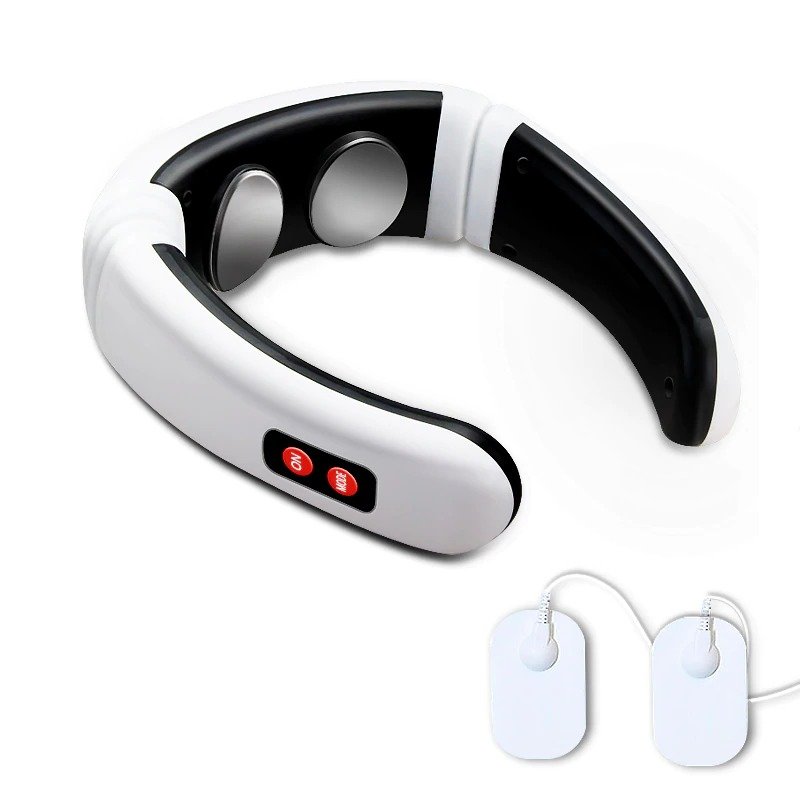 Electric Neck Massager Machine Infrared Heating 6 Mode Power Control Pain Relief
