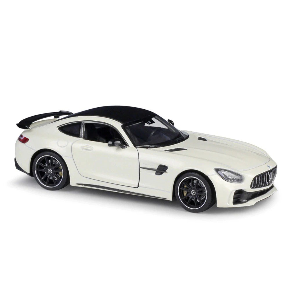 1:24 Mercedes-Benz AMG GTR Alloy Metal Diecast Sports Cars Model Toy Collectible - White Color
