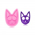 Cat Head Silicone Mold DIY Handmade Resin Chocolate Candy Cake Crafting Mould