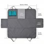 Dog Car Seat Cover Mesh View Window Waterproof Pet Rear Back Mat Zipper & Pocket