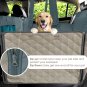 Dog Car Seat Cover Mesh View Window Waterproof Pet Rear Back Mat Zipper & Pocket