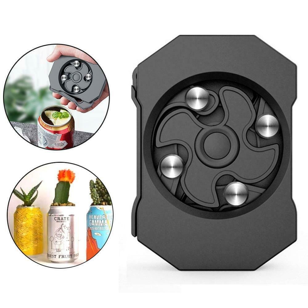 Manual Can Opener Easy Drink Topless Open Beer Bottle Kitchen Tool Bar Accessory