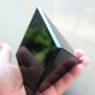 Black Obsidian Pyramid Natural Stone Crystal Home Decoration 40mm Size