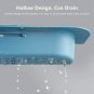 Telescopic Kitchen Sink Shelf Soap Sponge Holder Dishwashing Storage Organizer