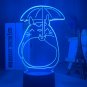 Anime My Neighbor Totoro LED Night Light Lamp 3D Illusion Decoration Multi Color