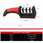 Manual Handheld Knife Sharpener 3 Stage Ceramic Coated Knives Sharpening Tool