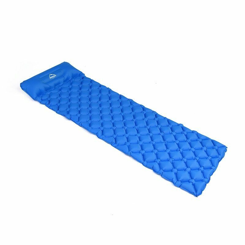 Inflatable Sleeping Pad Camping Air Mattress Outdoor Hiking Camp Bed Mat Cushion