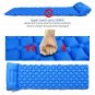 Inflatable Sleeping Pad Camping Air Mattress Outdoor Hiking Camp Bed Mat Cushion