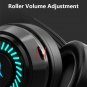 H&A Gaming Headset Surround Stereo Sound Wired USB with Microphone 7 Color LED