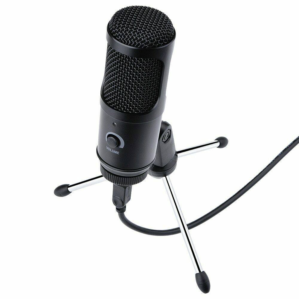 USB Condenser Microphone Professional Recording Studio Mic for Computer Laptop