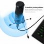 USB Condenser Microphone Professional Recording Studio Mic for Computer Laptop