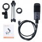 USB Condenser Microphone Professional Recording Studio Mic for Computer Laptop