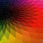 Round Jigsaw Puzzle 1000 Piece Colorful Rainbow Adult Kids DIY Educational Toy