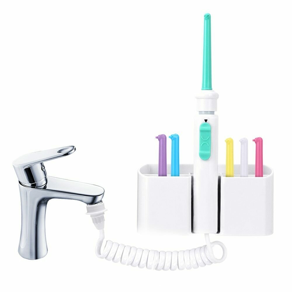 Faucet Connection Water Dental Flosser Oral Irrigator Jet Floss Teeth Cleaning