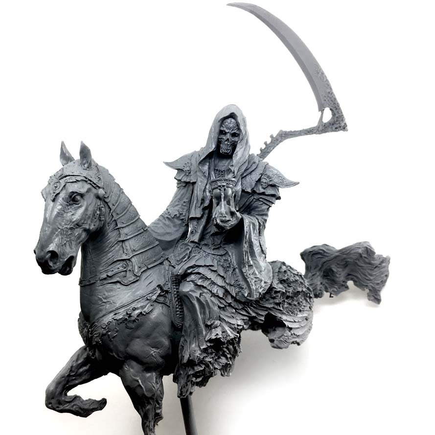 The Hades Factor Hell Messenger Soldier Resin Figurine Unpainted Unassembled Kit