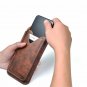 Belt Clip Holster Case for Mobile Phones Holder 2 Pouch Bag Artifical Leather