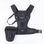Dual Camera Carrying Chest Harness System Vest Quick Strap with Side Holster