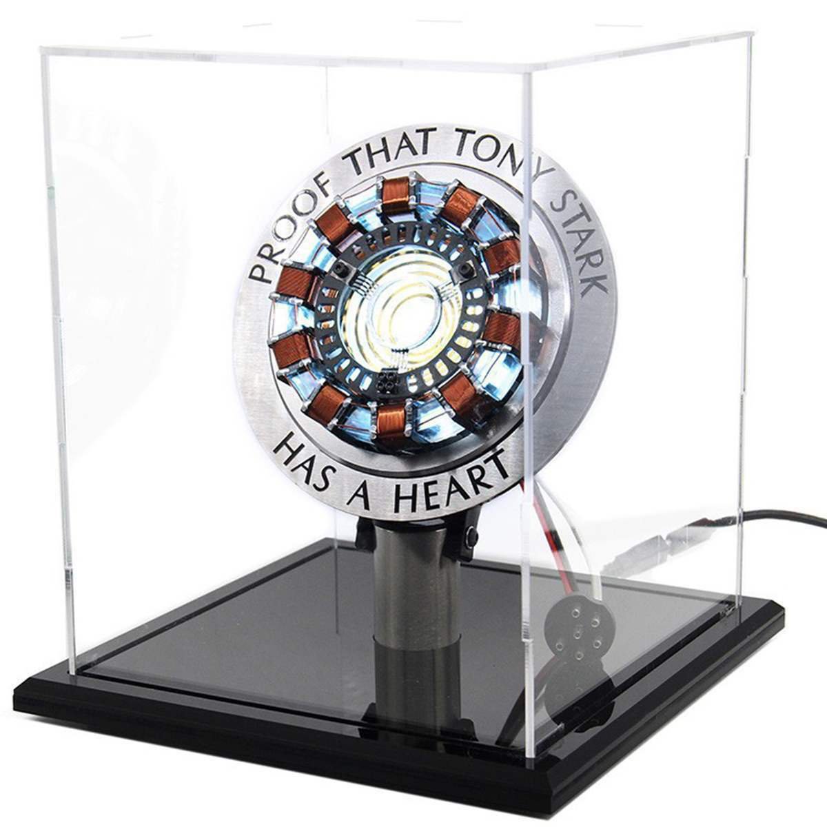 Tony Stark Arc Reactor LED Light Ironman Model Heart Display Toy DIY Assembly