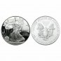 American Statue of Liberty Eagle Coin Silver Plated Commemorative Coins 35mm