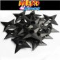 Naruto Shuriken Plastic Toy Cosplay Costumes Prop Black Ninja Weapon Model