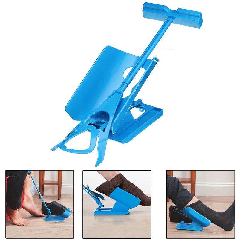 Sock Slider Dress Aid Easy On/Off Sock Helper Kit Dressing Aid Tool for Disabled
