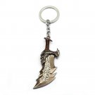 God of War Keychains Kratos Weapons Blades of Chaos Metal Key Pendant