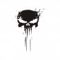 Punisher Skull Sticker Reflective Foil Holographic Decals for Car, Helmet, Skate