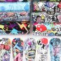 Colorful Cartoon Graffiti Style Nail Art Transfer Foil Stickers Adhesive Decal