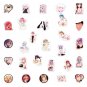 Sexy Anime Girl Design Stickers Waifu Waterproof Decal 50 Piece Laptop Car