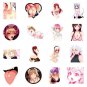 Sexy Anime Girl Design Stickers Waifu Waterproof Decal 50 Piece Laptop Car