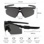 Sport Style Protective Sunglasses Tactical Polarized Glasses Myopia Frame 4 Lens