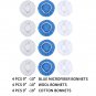 Microfiber Polishing Bonnets 5-10" Buffer Polisher Pad Car Wax Applicator Tool