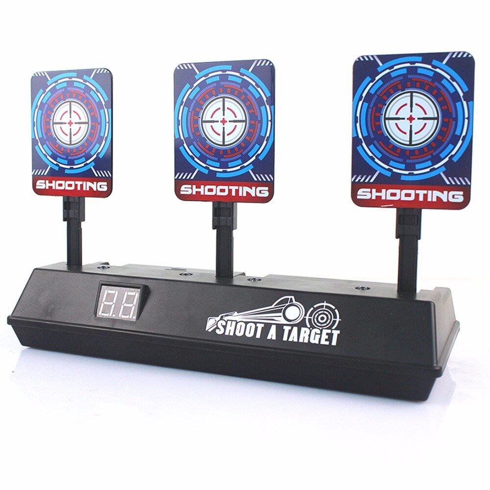 Auto-Reset Electric Target Practice Range For Nerf Toy Guns Shooting Targets Toy