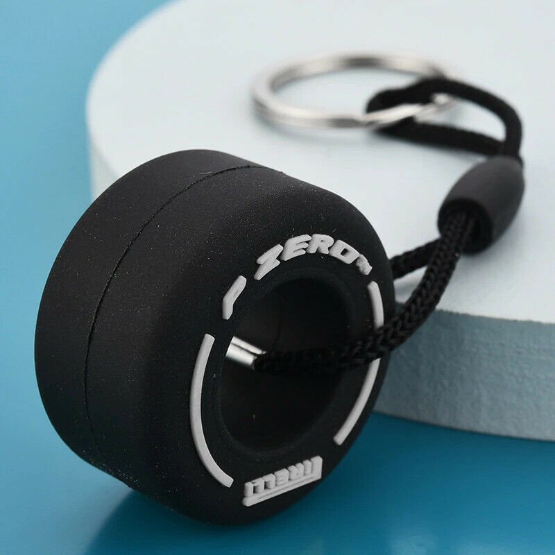 F1 Car Tyre Keychain Motorsport Souvenirs Gifts Key Ring Racing ...