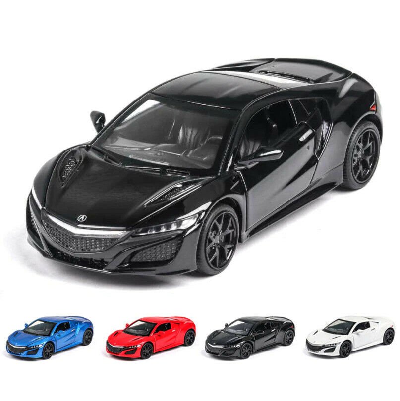 1:32 ACURA NSX Car Model Diecasts Toy Vehicle Light Sound Doors Open Pull Back