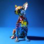 Chihuahua Dog Statue Resin Sculpture Multicolor Design Home Decoration Ornament